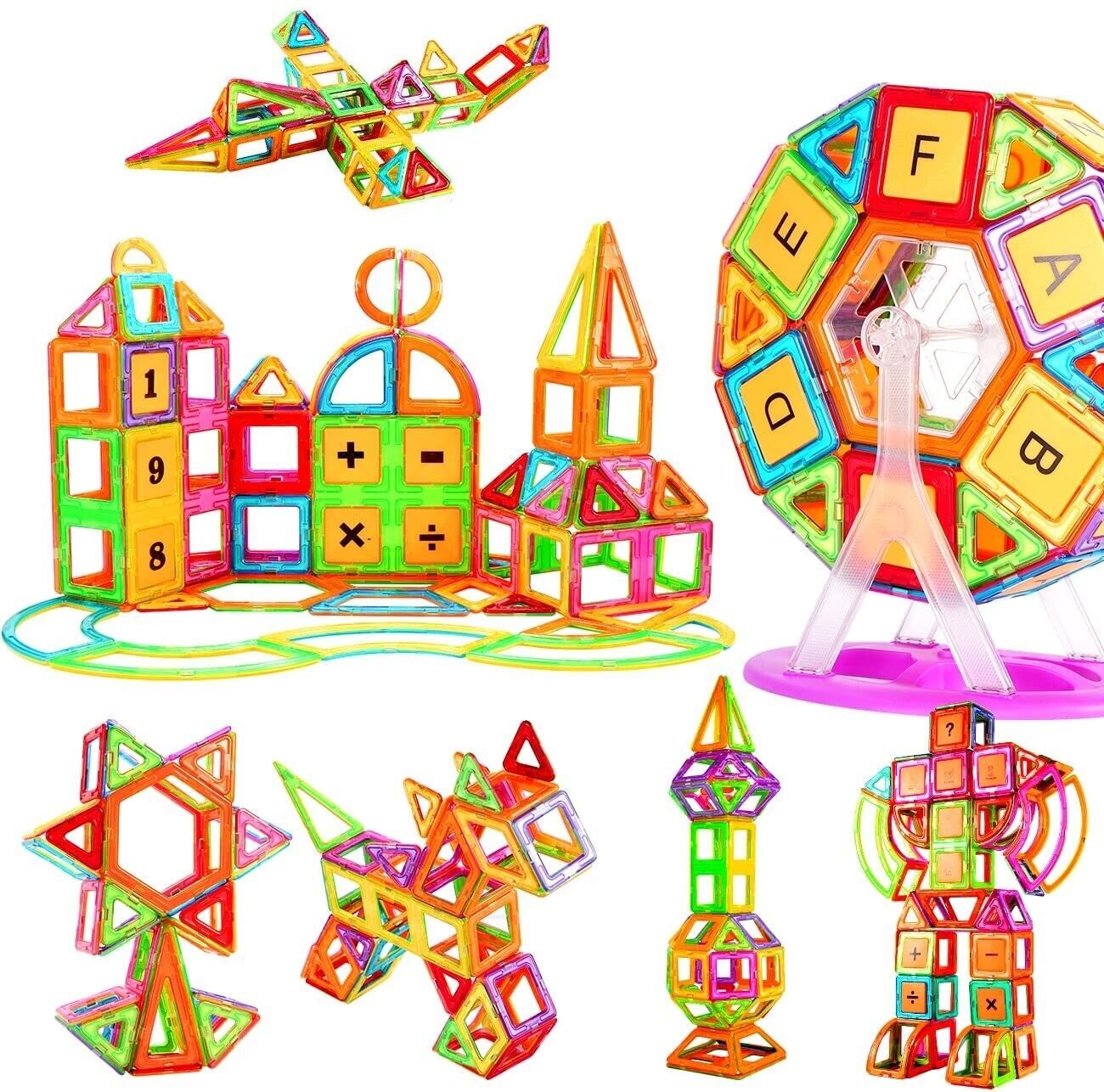 110pcs Magnetic Building Blocks, Magnetic Building Blocks, Children's Toys UK - Image 7