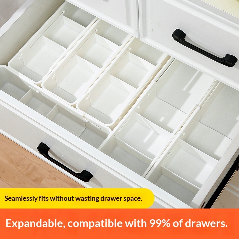 Built-in Retractable Drawer Divider Storage Box - Image 5